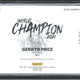 2025 Panini PDC World Championship Gerwyn Price World Champion Autograph /80 #AUCHAMP-09