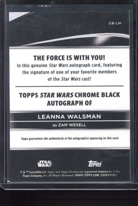 2025 Topps Chrome Black Zam Wesell Autograph /25 #CB-LW