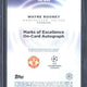 2025-26 Topps Inception UCC Wayne Rooney Marks of Excellence Autograph /25 #ME-WR2