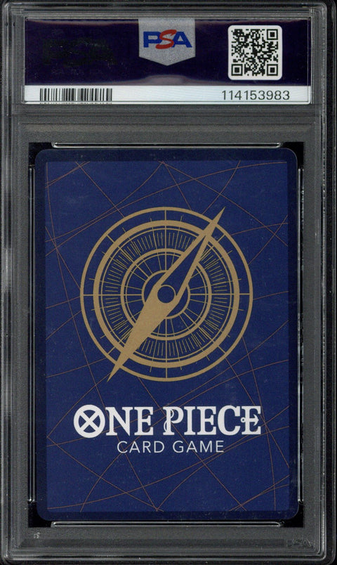 2024 One Piece OP08 CS Silvers Rayleigh Manga Alternate Art Serialized #118 PSA 10