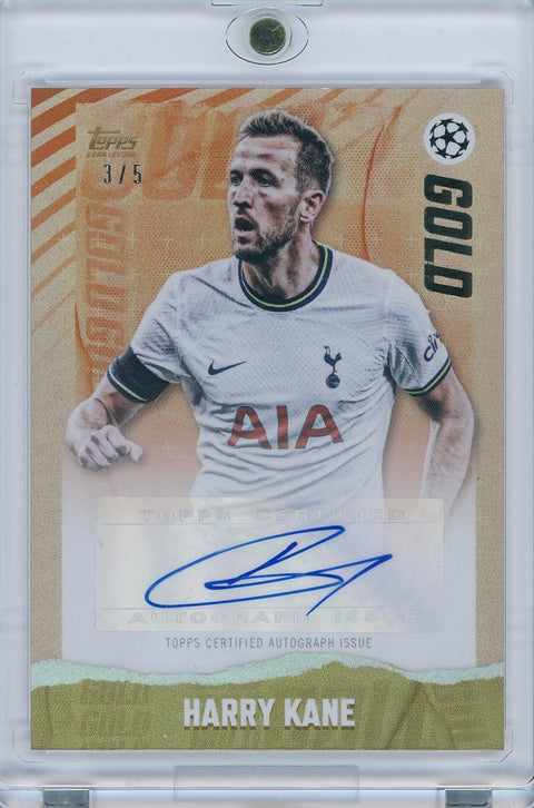 2022/23 Topps Soccer Inception UCL Harry Kane 3/5 Auto