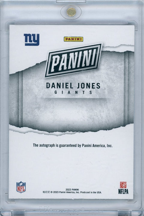 2003 Panini Daniel Jones Jumbo Patch Auito 19/25