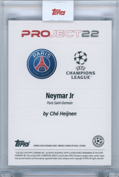 2022 Topps Project 22 Neymar Jr. By Che Heijnen 08/22