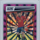 2022/23 Panini Score FIFA #161 Pedri Purple Lasers 13/15 PSA 9