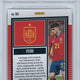 2022/23 Panini Score FIFA #161 Pedri Purple Lasers 13/15 PSA 9