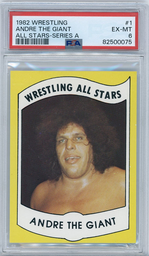 1982 Wrestling All Stars Serie A #01 Andre the Giant PSA 6