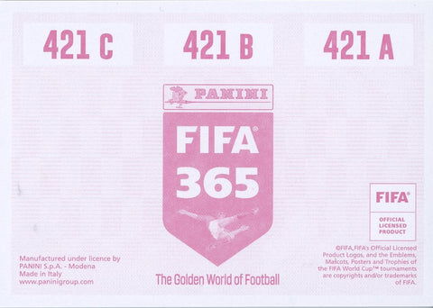2019/20 Panini Soccer FIFA 365 #421 Haland Kangin Lunin Pink Back