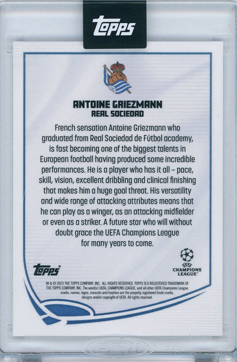 2023 Topps Lost Rookie Antoine Griezmann 4/5 Auto