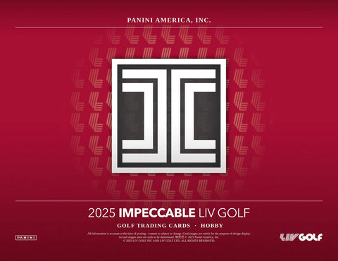 2025 Panini Impeccable LIV Golf Hobby