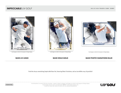 2025 Panini Impeccable LIV Golf Hobby