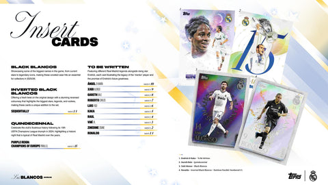 2025/26 Topps Real Madrid Los Blancos