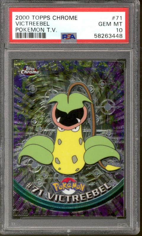 Pokemon Topps TV Chrome Victreebel #71 PSA 10 GEM MINT *448