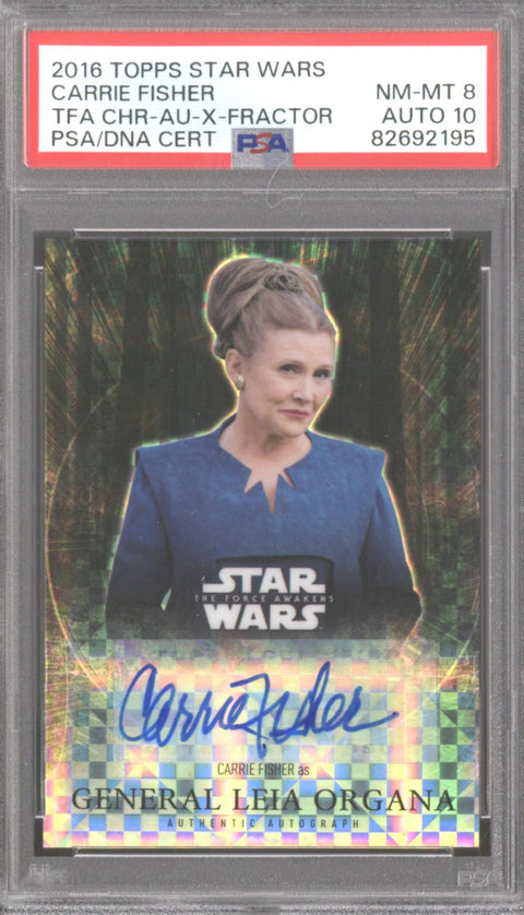 2024 Hit Parade Star Wars Autograph May the 4th Edition Series 1 Hobby - Carrie Fisher