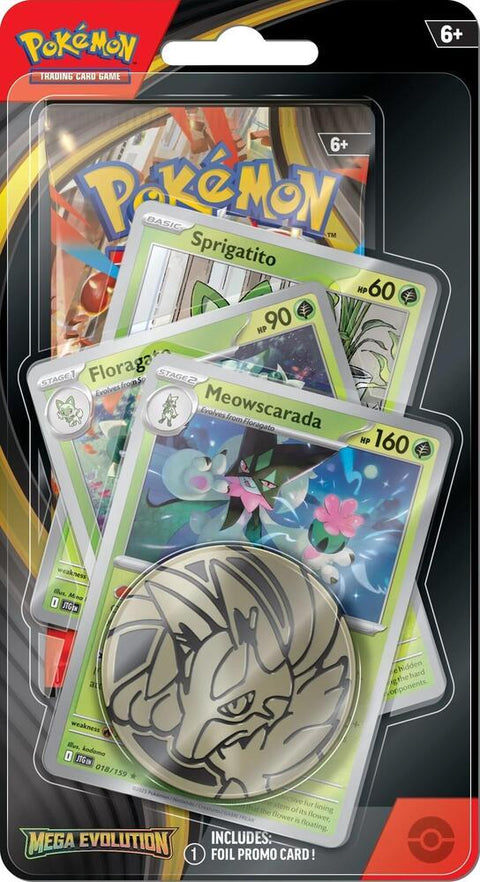 Pokemon Mega Evolution Premium Checklane Blister (3 Promo Cards)