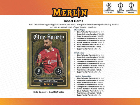 2024/25 Topps Chrome Merlin UEFA Club Competitions Soccer 7-Pack Blaster