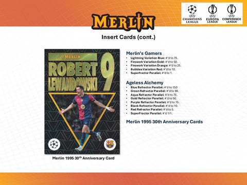 2024/25 Topps Chrome Merlin UEFA Club Competitions Soccer 7-Pack Blaster