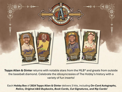 2024 Topps Allen & Ginter Baseball Retail 24-Pack