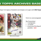 2024 Topps Archives Baseball Hobby