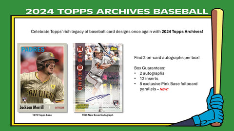 2024 Topps Archives Baseball Hobby