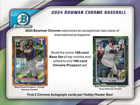 2024 Bowman Chrome Baseball Hobby