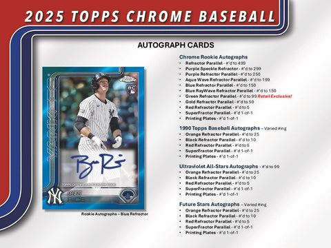 2025 Topps Chrome Baseball Mega