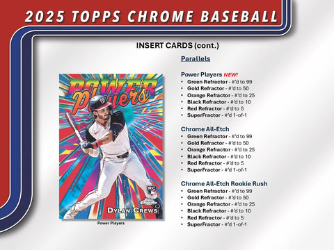 2025 Topps Chrome Baseball Mega