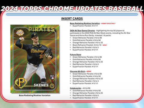 2024 Topps Chrome Update Series Baseball Hobby