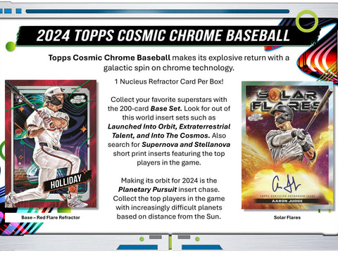 2024 Topps Cosmic Chrome Baseball Hobby