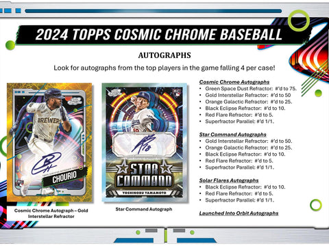 2024 Topps Cosmic Chrome Baseball Hobby