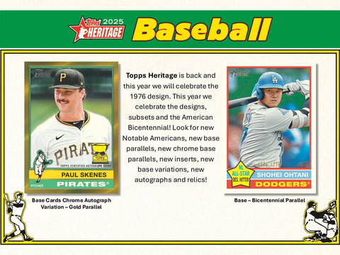 2025 Topps Heritage Baseball 8-Pack Blaster Box
