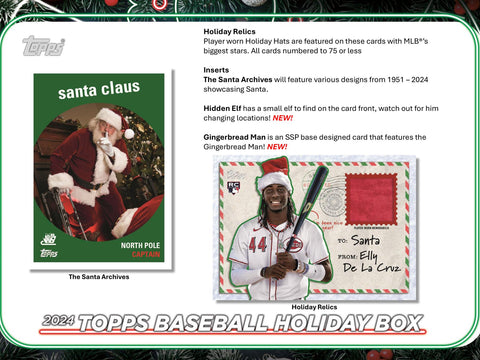 2024 Topps Holiday Baseball Mega