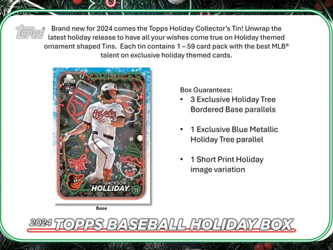 2024 Topps Holiday Baseball Tin