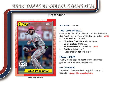 2025 Topps Series 1 Baseball Hobby Jumbo