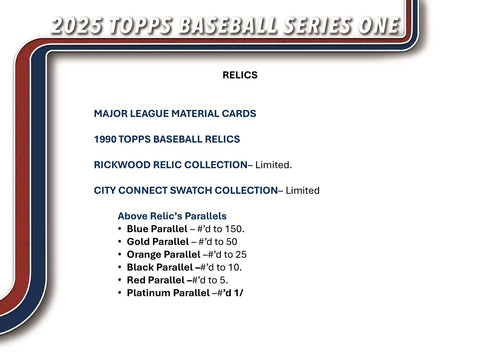 2025 Topps Series 1 Baseball Hobby Jumbo