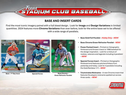 2024 Topps Stadium Club Baseball Hobby