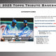 2025 Topps Tribute Baseball Hobby
