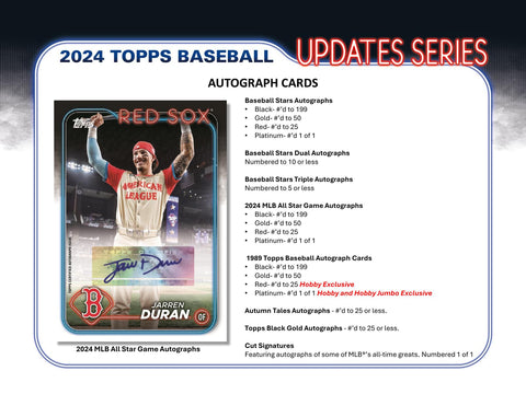 2024 Topps Update Series Baseball Hobby Jumbo Box