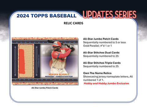 2024 Topps Update Series Baseball Hobby Box