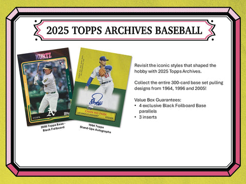 2025 Topps Archives Baseball 7-Pack Blaster