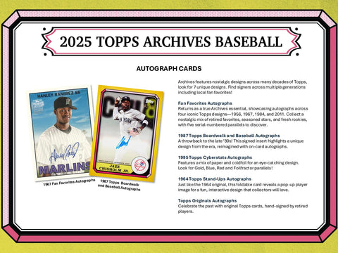2025 Topps Archives Baseball 7-Pack Blaster