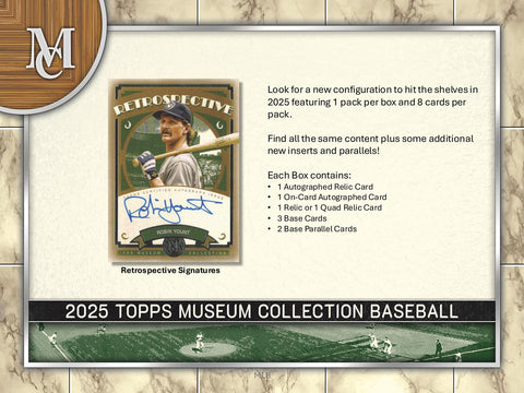 2025 Topps Museum Collection Baseball Hobby