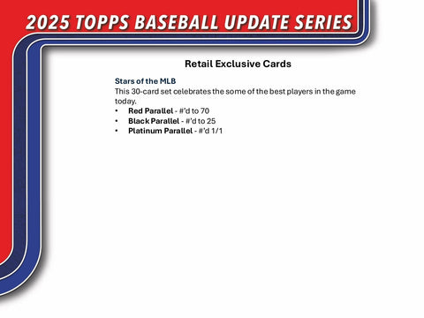 2025 Topps Update Series Baseball 7-Pack Blaster
