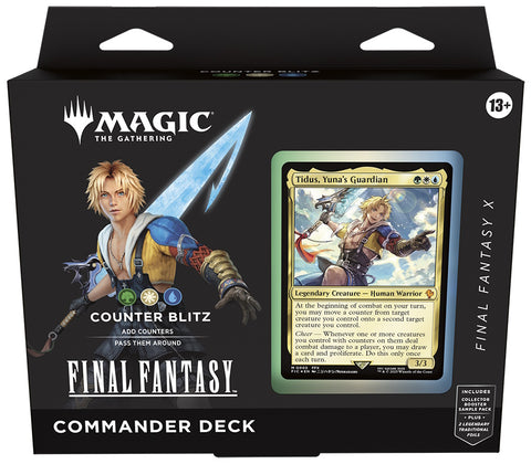 Magic the Gathering Final Fantasy Commander 4-Deck Case