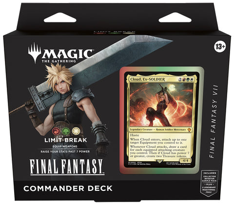 Magic the Gathering Final Fantasy Commander 4-Deck Case