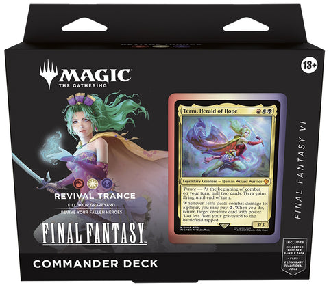 Magic the Gathering Final Fantasy Commander 4-Deck Case
