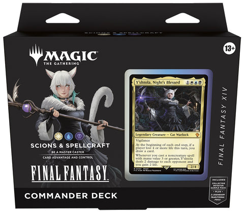Magic the Gathering Final Fantasy Commander 4-Deck Case