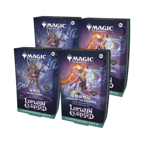 Magic the Gathering Lorwyn Eclipsed Commander 4-Deck Case (Presell)
