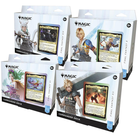 Magic the Gathering Final Fantasy Collector Commander 4-Deck Case (Presell)