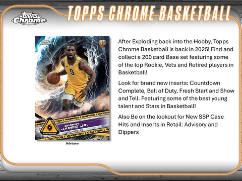 2024/25 Topps Chrome Basketball Mega