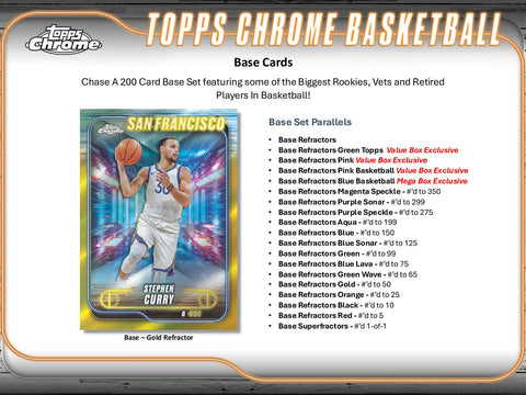 2024/25 Topps Chrome Basketball Mega